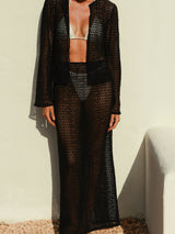 Klima crochet maxi skirt